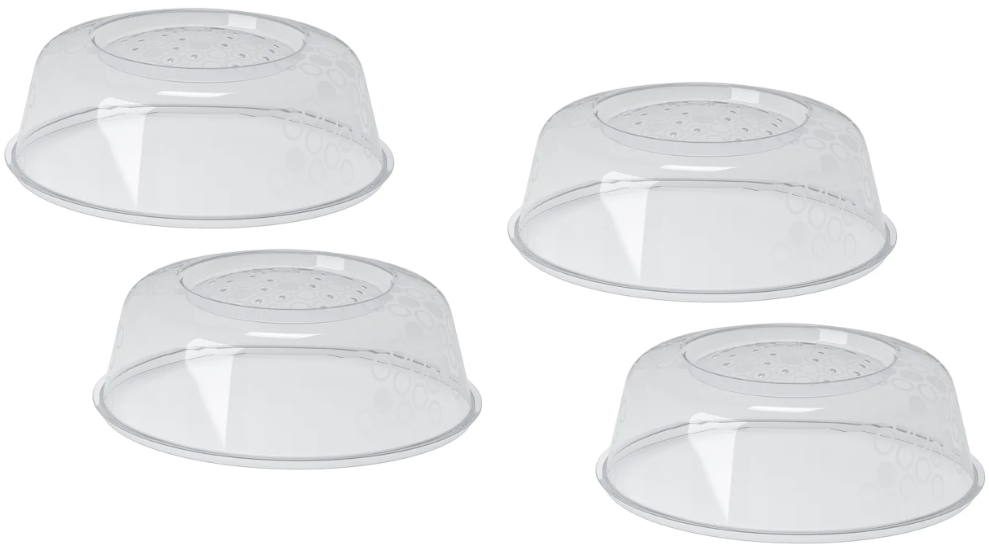 IKEA Microwave Plate Splatter Cover 4pk Heavy Duty Vented Lid FREE SHIPPING