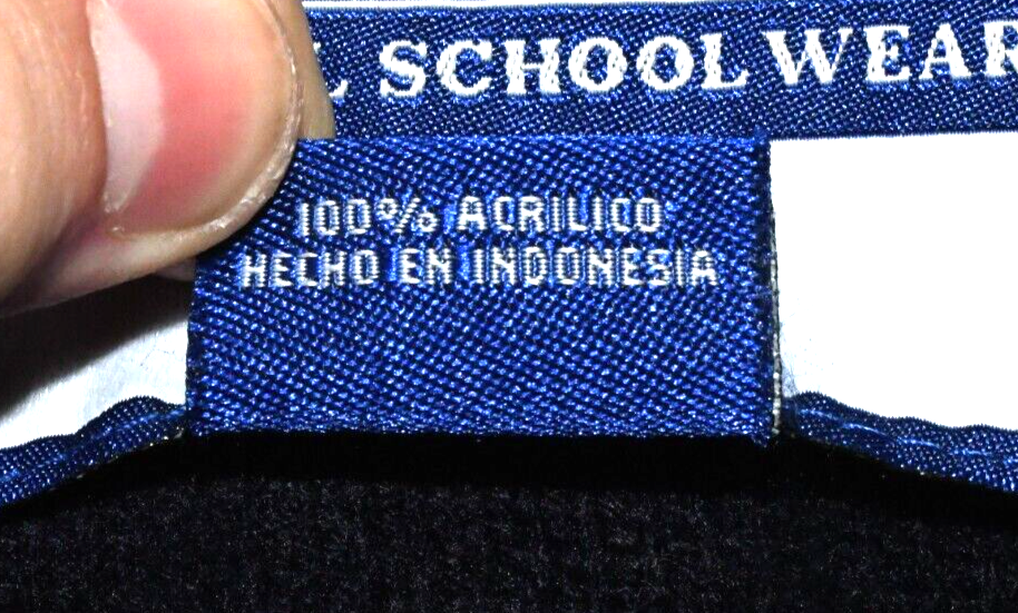 NWT Cotler Long Sleeve Button Up Cardigan Sweater Unisex Boys Girls Size 12 Navy - Picture 12 of 21