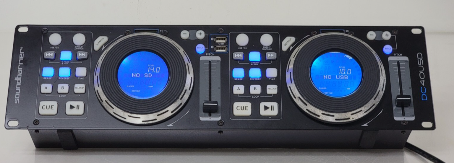DJ！ Sound Barrier DJ Controller DC40USD(For Parts or Repair)AS