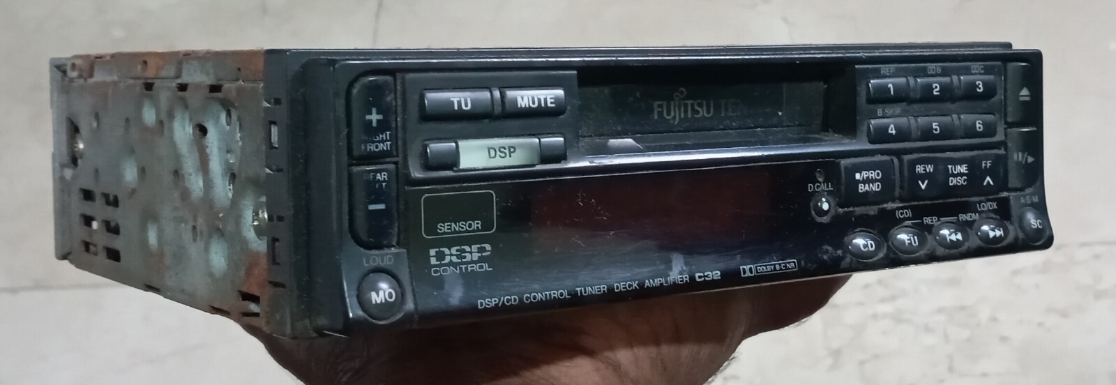 FUJITSU TEN C32 DSP Tuner Cassette player amplifier Old