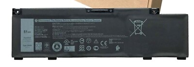 New 51Wh 266J9 Battery for Dell G3 3500 G3 3590 G5 5500 G5 5505 0M4GWP M4GWP