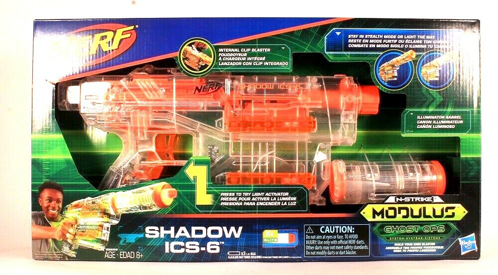 Hasbro Nerf N-Strike Modulus Ghost Ops System Shadow ICS-6