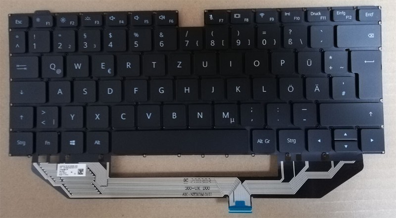 Tastatur Huawei Matebook  X Pro Machc-Wax9 Mach-W29 Mach-W29c Deutsch Keyboard