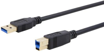 5 ft USB 3.0 Certified A to B Cable, male to male - M/M for printer, scanner 