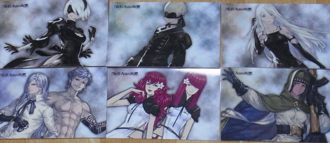 ニーア　NieR イラストレーションカード NieR」シリーズの新規イラストを使用した商品が7月から