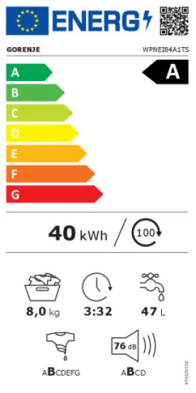 EEK:A Energieeffizienzklasse A von A bis G