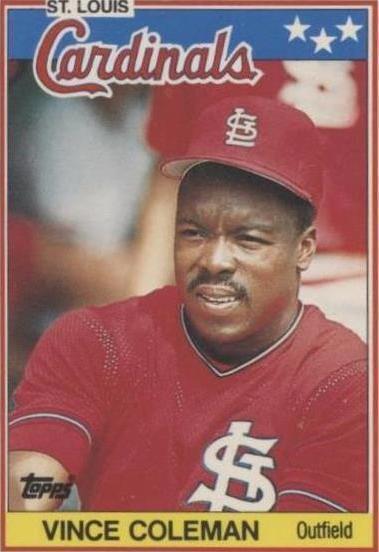1988 Topps Reino Unido Minis - Vince Coleman #16