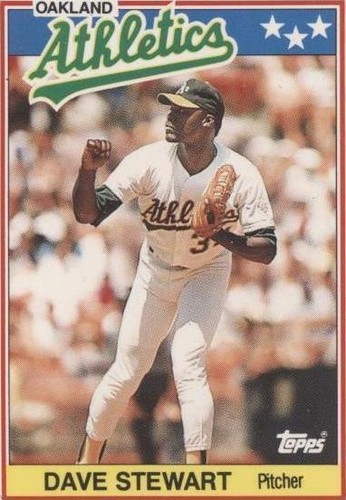 1988 Topps United Kingdom Minis - Dave Stewart #75