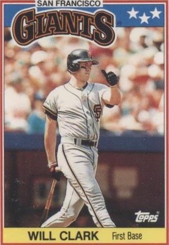 1988 Topps United Kingdom Minis - Will Clark #14