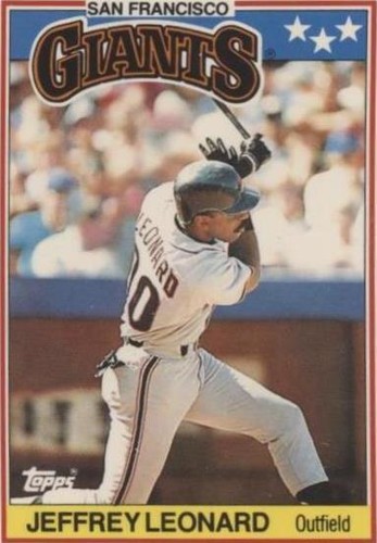 1988 Topps United Kingdom Minis - Jeffrey Leonard #43