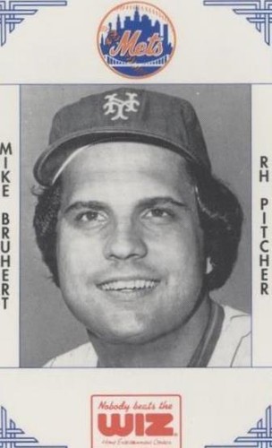 1991 The Wiz/AT&T New York Mets - Mike Bruhert #55