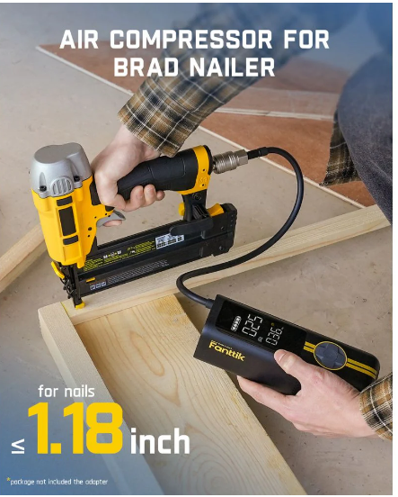 Fanttik S100 APEX Tire Inflator Portable Air Compressor 150 PSI Max For Car,Bike