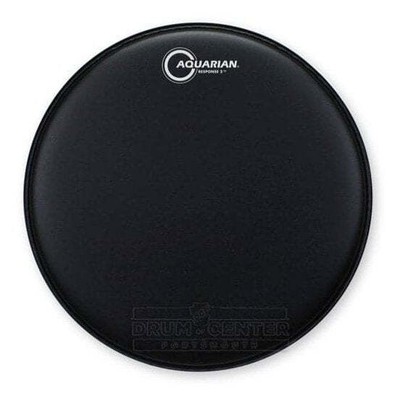 Aquarian Texture Coated Response 2 Drum Head 12'' Black