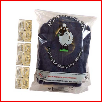 12 X Moth Proof Sweater Storage Bags Uk Made W Acana Moth Killer Sachets A Ebay