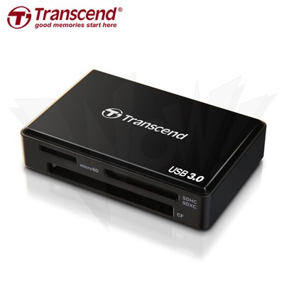 Transcend RDF8K2 USB 3.0 Multi-Card Reader for SD/SDHC/SDXC/MS/CF Cards
