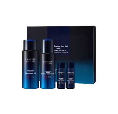 Laneige Homme Blue Energy Ex 2pcs Skin care Special Set Anti Wrinkle K-Beauty