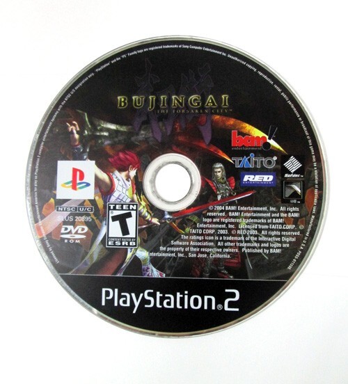 Rare Bujingai The Forsaken City Sony PlayStation 2 PS2 Video