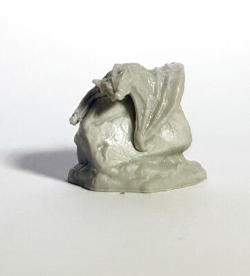 1x GIANT BAT slouched -BONES REAPER miniature rpg darkreach chauve souris 44040c