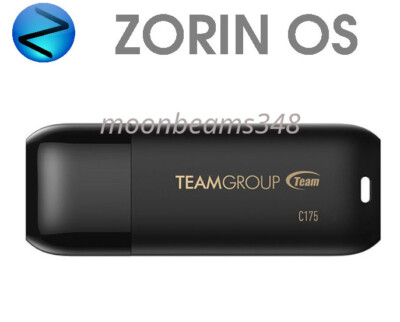 Zorin OS 17.1 CORE 64 Bt On a FAST 32 Gb Usb Drive Linux Bootable Live / Install