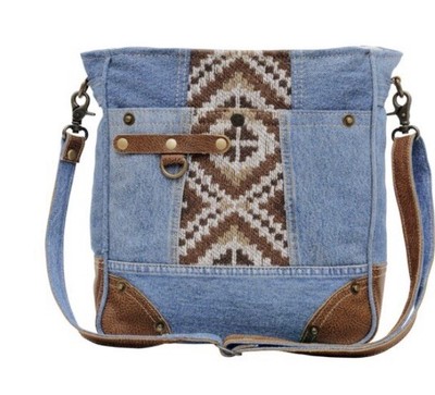 Myra Bag 6233 SOFIA AZARA denim Canvas Shoulder Bag