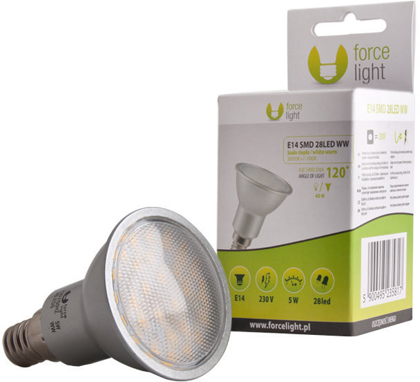 LAMPADA LAMPADINA LED E14 SMD 28LED 275LM 230V 5W