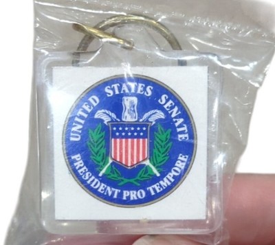 Vintage Strom Thurmond Keychain President Pro Tempore US Senate Senator SC NEW