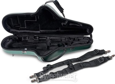 Protec Micro Zip ABS Tenor Saxophone Case - Hunter Green