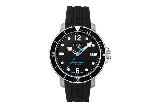 Мужские часы с автоподзаводом Tissot T0664071705700 Seastar 1000
