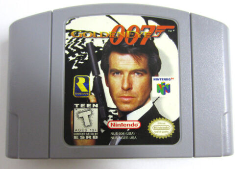 James Bond Goldeneye 007 64 N64 US Version: Authentic And James Bond Goldeneye 007 64 N64 US Version: Authentic And