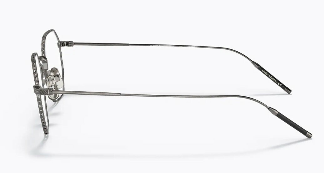 Pre-owned Oliver Peoples 0ov 1299t Tk-5 5076 Pewter Titanium Blue/block Unisex Eyeglasses In Clear