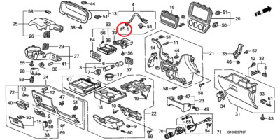 New Genuine Honda Acura Bulb (T5) (14V 1-4W) OE 35505S30003