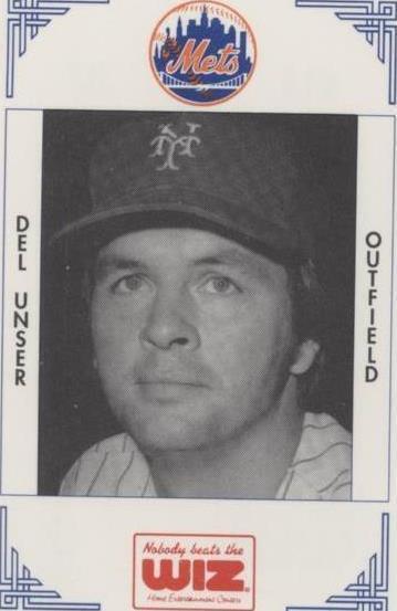 1991 The Wiz/AT&T New York Mets - Del Unser #416