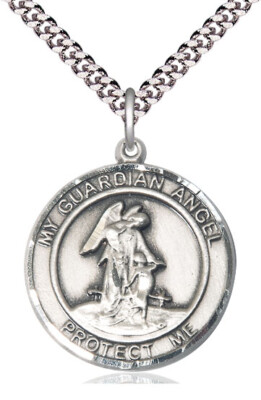 Sterling Silver Round Patron Medal YOU CHOOSE SAINT Bliss NEW