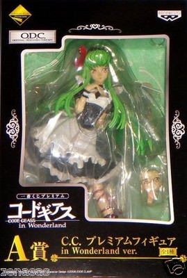 CODE GEASS C.C. プレミアム A賞 Wonderland ver. NEW Code Geass in Wonderland C.C. Figure 25cm Anime | eBay