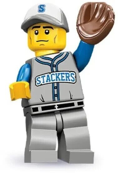 Lego Minifigure SÃ©Rie 10 - Baseball Fielder (Col10-13) Set 71001