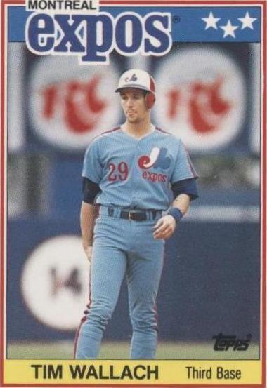 1988 Topps Reino Unido Minis - Tim Wallach #84