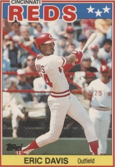1988 Topps Reino Unido Minis - Eric Davis #18