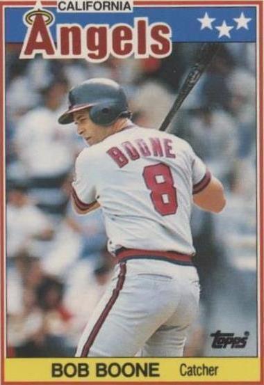 1988 Topps Reino Unido Minis - Bob Boone #6