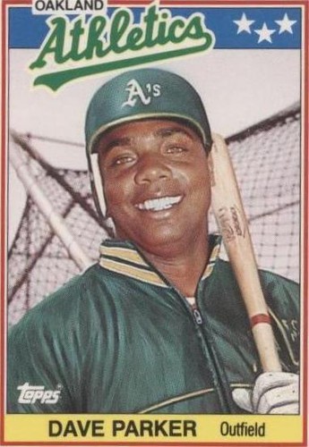 1988 Topps United Kingdom Minis - Dave Parker #55