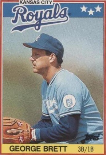 1988 Topps United Kingdom Minis - George Brett #7