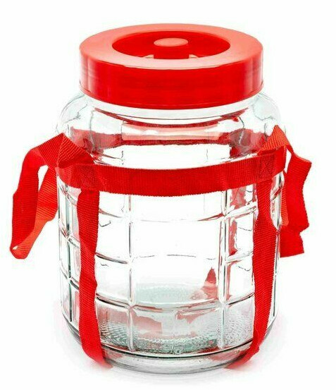 23 L Universelles Glas mit Gärsystem Gärbehälter Glasballon Gärballon Weinballon