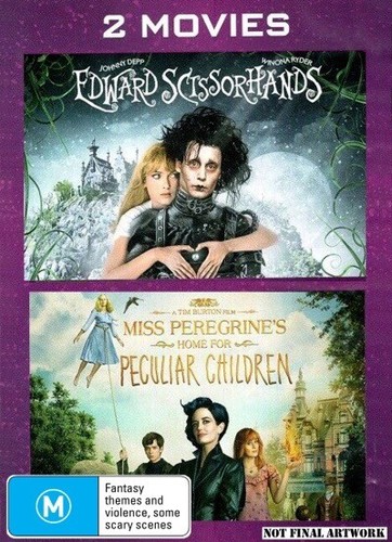 Edward Scissorhands/Miss Peregrine's Home for Peculiar Children(DVD) New - Reg4 - Picture 1 of 1