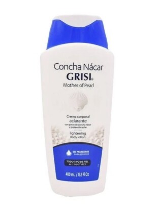 Concha Nacar Grisi Crema Corporal Aclarante 400ml Mother of Pearl Lightening