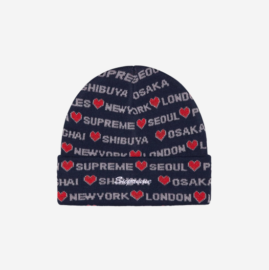 Supreme Hearts Beanie Navy - 24FW (100% Authentic) | eBay Supreme Hearts Beanie Navy - 24FW (100% Authentic) | eBay