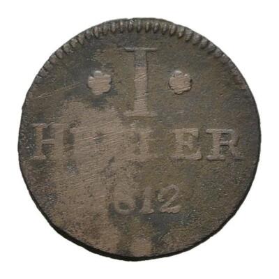 MGS FRANKFURT FÜRSTENTUM Carl Theodor von Dalberg Heller 1812 f.ss