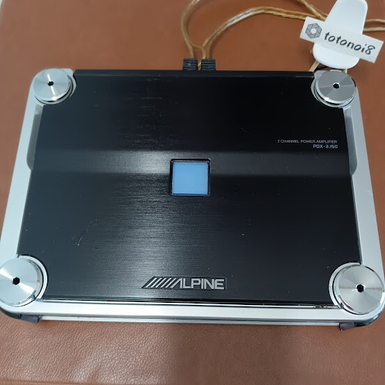 ALPINE パワーアンプ　PDX-2,150 Alpine PDX-2.150 2-channel car amplifier 150 watts RMS x 2