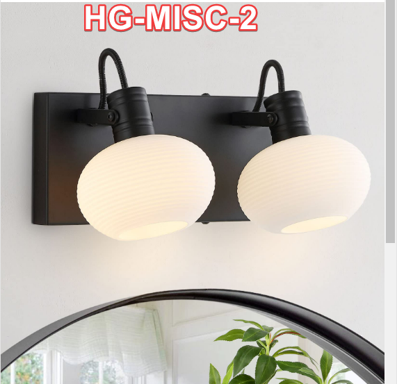 SINGCHO 2 Light Bathroom Vanity Light Fixture wall Sconces for Bedroom , Dresser