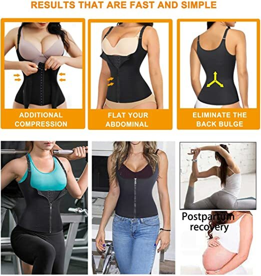 FAJAS REDUCTORAS COLOMBIAN WAIST TRAINER BODY SHAPER SLIMMING VEST CORSET GIRDLE
