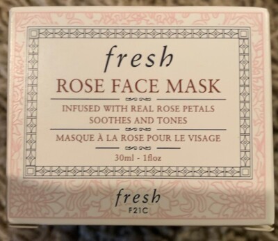 Fresh Rose Face Mask - 1 oz / 30 ml - New in Box