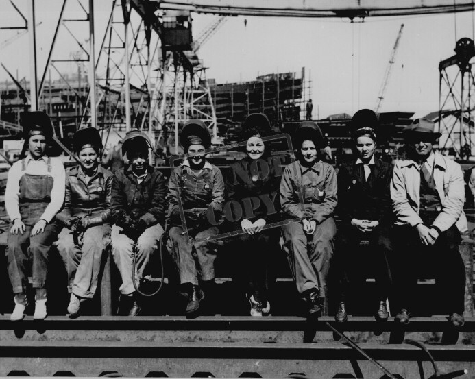 Women Welders World War 2 WWII 8 x 12 Photo